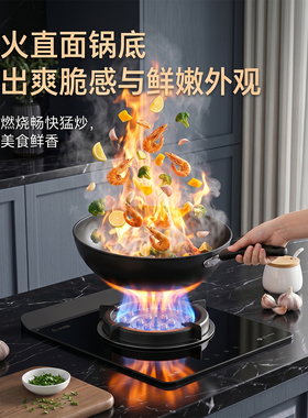 燚龙电焰灶2026新款台嵌两用猛火