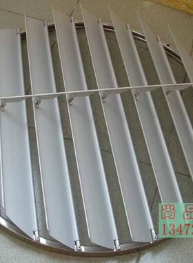 铝合金连动无声叶片风口/轴流风机风口 防雨风口 百叶风口 活动风