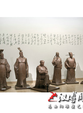 敬天祭祖人物雕塑城市广场玻璃钢仿铜古代人物景观园林小品铜雕塑
