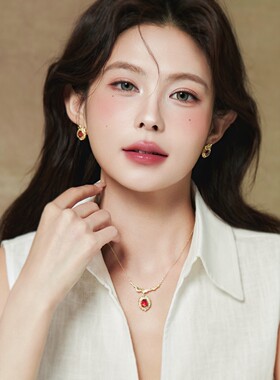 颂集「浆果」烟花切18k金纯银链