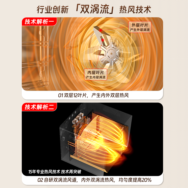 UKOEO高比克5A二代风炉平炉一体烤箱家用小型烘焙专用电烤箱送礼