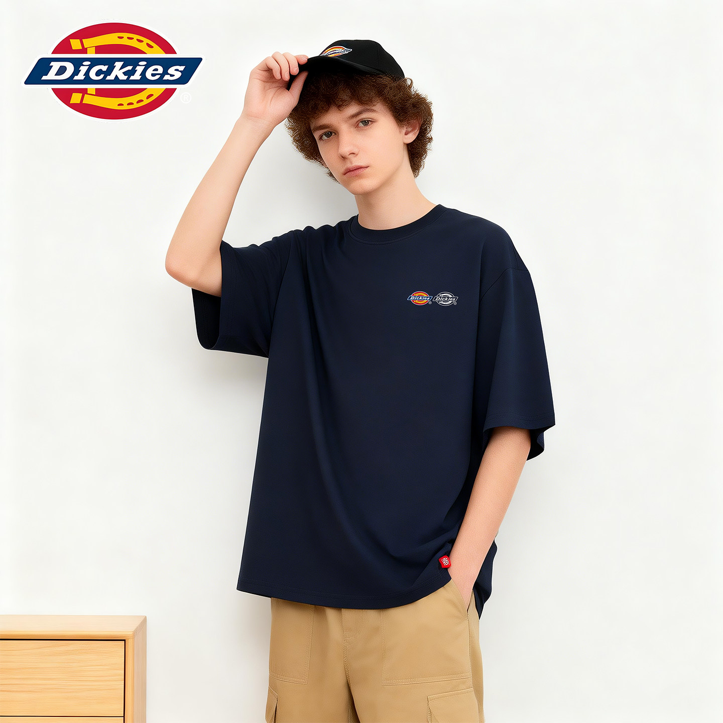 Dickies美式重磅短袖男2026新品夏季凉感圆领t恤女潮牌宽松半袖