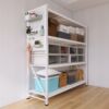 Hole plate shelf storage rack multi-story warehouse basement balcony display Q rack super load-bearing storage rack