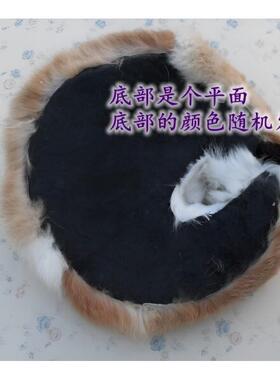 仿真狐摆狸狐狸件圆睡狸狐TRK白狐 狐狸拍摄道具形白色睡狐狸