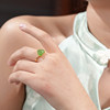Xinhao Mining Hetian Jasper gold-plated open ring
