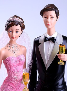 送闺蜜实用结婚礼物创意欧式订婚婚庆礼品家居装饰品婚房橱窗摆件