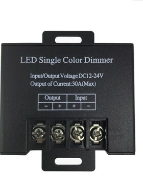LED灯带360W开关单色调光器灯条发光字无极爆闪呼吸30A控制器12V