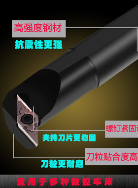 数控外圆车刀杆93度外圆刀尖刀刀杆SVUBR/SVUCR仿形车刀机夹刀杆