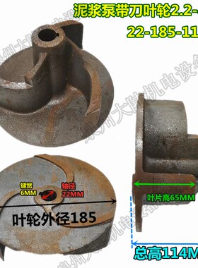 立式泥浆泵NL污水叶轮2.2-7.5KW吸砂泵水叶排污泵铰刀杂质泵渣浆