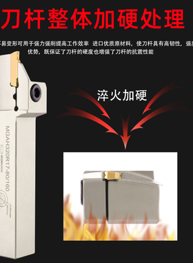 端面槽刀杆反圆弧端面切槽刀杆内孔端面槽MGFHRR/MGAH420/325/425
