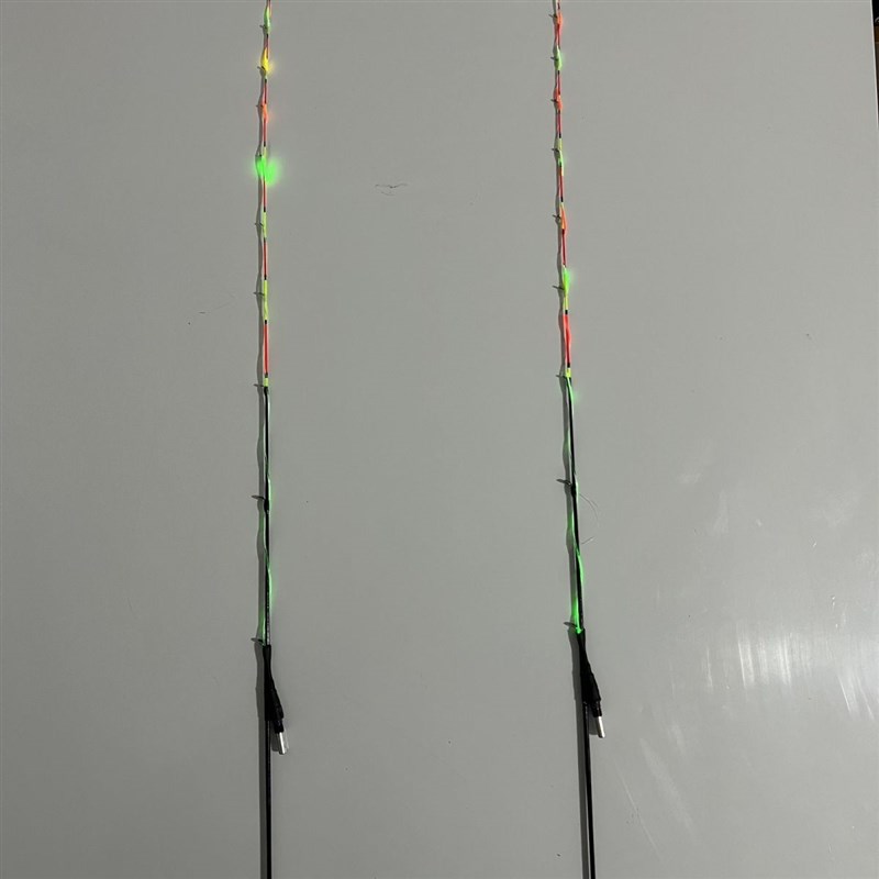 Luminous raft pole slightly modified with fiber optic bridge raft accessories night fishing electronic fiber optic soft tail raft fishing rocky pole accessories