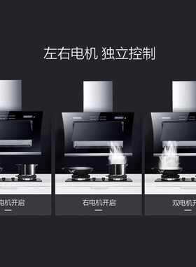 双电机直销抽油烟机侧吸式自动清洗大吸力家用厨房吸烟机