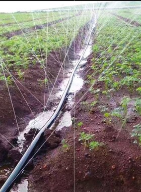 农用微喷带滴管带田园绿化雾化灌溉浇地水带1寸2寸3寸