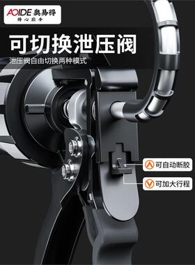 十九轴结构胶胶枪玻璃胶枪自动断胶省力玻璃胶专用胶枪软胶打胶枪