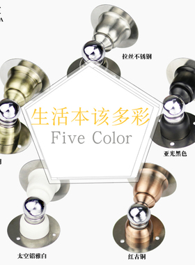 门吸免打孔门碰防撞门顶墙吸卫生间门挡强磁吸门器短地吸新款磁性