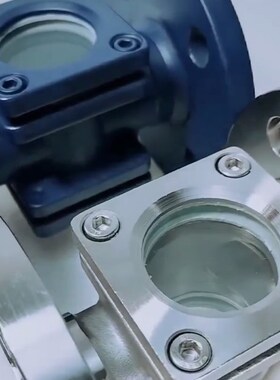 碳钢/304不锈钢方形法兰直通视镜SG-FZT方型观察口视窗水流指示器