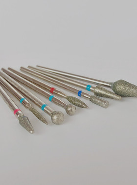 电镀金刚砂美甲钻头美甲工具电动