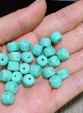 新款精品陨石墩子配件配饰散珠子