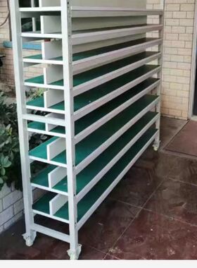 防静电老化架货架物料周转车测试灯具架多层USB测试台货架可移动