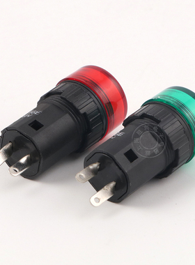 LED指示灯信号灯AD16-16E直径16MM红黄绿蓝白12V24V110V220V380V