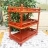 Rosewood desktop bogus rack teapot cradle tea set tea cup rack storage rack solid wood purple clay teapot placement rack storage rack