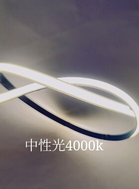 cob4MM5M超窄线型低压灯带12V高亮480珠柔性气车灯改装吊顶无光斑