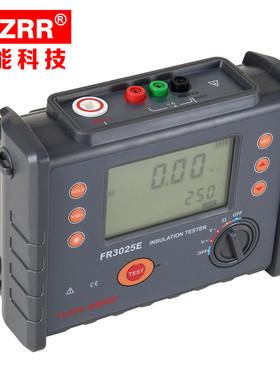 征能FR3025E数字式绝缘电阻表兆欧高压绝缘电阻测试仪FR3025