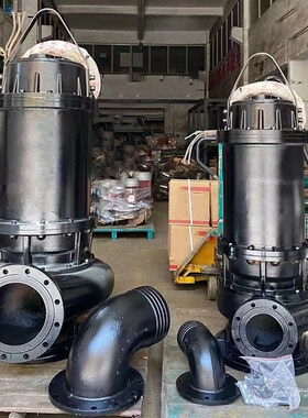WQ污水泵抽粪泥浆泵高扬程大口径排污泵380V防爆大功率渣浆潜水泵