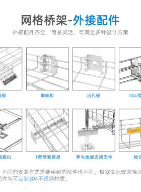 网格桥架盖板卷边自扣开放线槽防水防尘挡板配件顶部覆盖