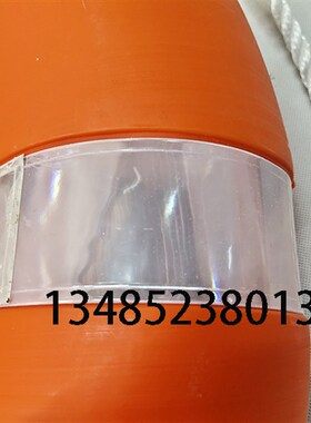 防汛船用救生圈 2.5kg游泳圈加厚成人塑料儿童实心水库水域救援绳
