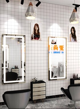 理发店专用壁纸发廊美容院背景装饰贴纸白色大理石自粘墙纸高级感