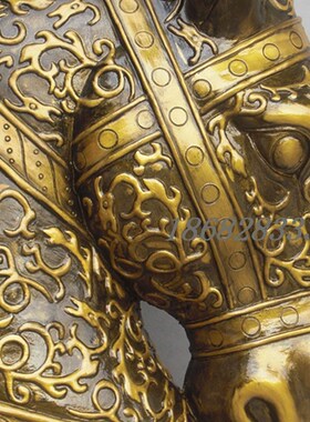 动物头像家居办公装饰品摆设商务年货礼品将军马头雕塑艺术摆件