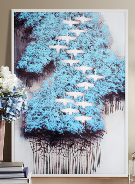 铝合金字画装裱框挂墙16 24 36寸相框国画书法框定制海报广告画框