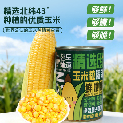 灿道玉米罐头400g灿道玉米罐头