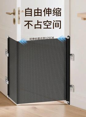 防猫跑出门拦猫神器门宠物阻拦加长伸缩栏免打孔挡猫围栏隔离网狗