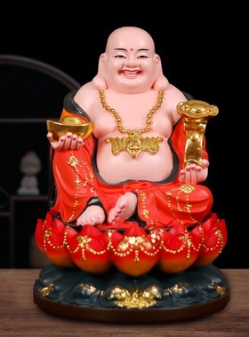 全堂佛观音菩萨佛像一整套娑婆三圣释迦摩尼佛地藏王大肚弥勒笑佛