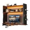 Home desktop bookshelf computer elevated rack multi-layer storage rack layered rack table storage rack desk hole board