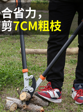 粗枝果树剪枝剪刀大力绿化修枝剪树枝园林专用强力剪子花木枝省力