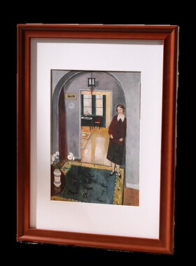 实木油画画框挂墙相框装裱A3海报4k相框24素描外框画框可定制尺寸