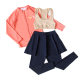 ໃຫມ່ 2026 ເດັກນ້ອຍ Skirt Split Swimsuit Cardigan ສາມສິ້ນຊຸດເສື້ອຍາວ sleeves ເດັກຍິງກາງແລະຂະຫນາດໃຫຍ່ເດັກນ້ອຍໄວຕາກແດດໃຫ້ແຫ້ງ