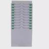 Card box fixed attendance rack combined plastic card bag management card rack punch card slot employee