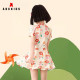 ຊຸດລອຍນ້ຳເດັກນ້ອຍ Abckids 2026 Summer New Fashion Swimsuit Women's and Large Children's One-piece Swiming Skirt