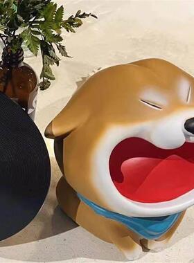 柴犬钥匙收纳玄关摆件桌面摆件入户装饰品家居好物房间改造好物件