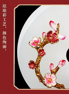天然玉石家居装饰摆件工艺礼品办公室乔迁新居高档商务伴手礼定制