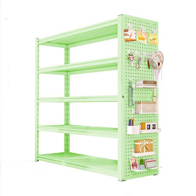 Household fruit green storage rack multi-layer storage rack bookshelf utility room organizer rack can add hole board shelves in the basement
