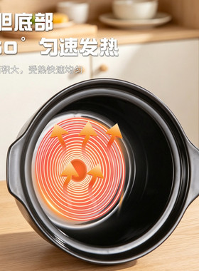 【超大容量】多功能电炖锅家用煲汤煮粥养生一体陶瓷电砂锅YJ