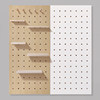 Hole board solid wood custom wall entrance hanging board bookshelf storage rack decorative hole wall partition layer board storage rack