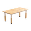 Children's table and chair set kindergarten table and chair liftable study table household solid wood table baby eating and writing table