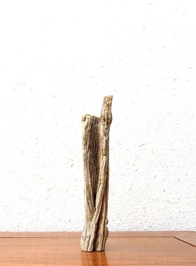 千年胡杨风化老木原木随形根艺摆件自然禅意艺术创意家居收藏饰品