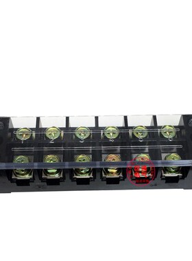 TBC-6006接线端子排 60A/6位大电流接线板 TB-606接线柱连接器 铜